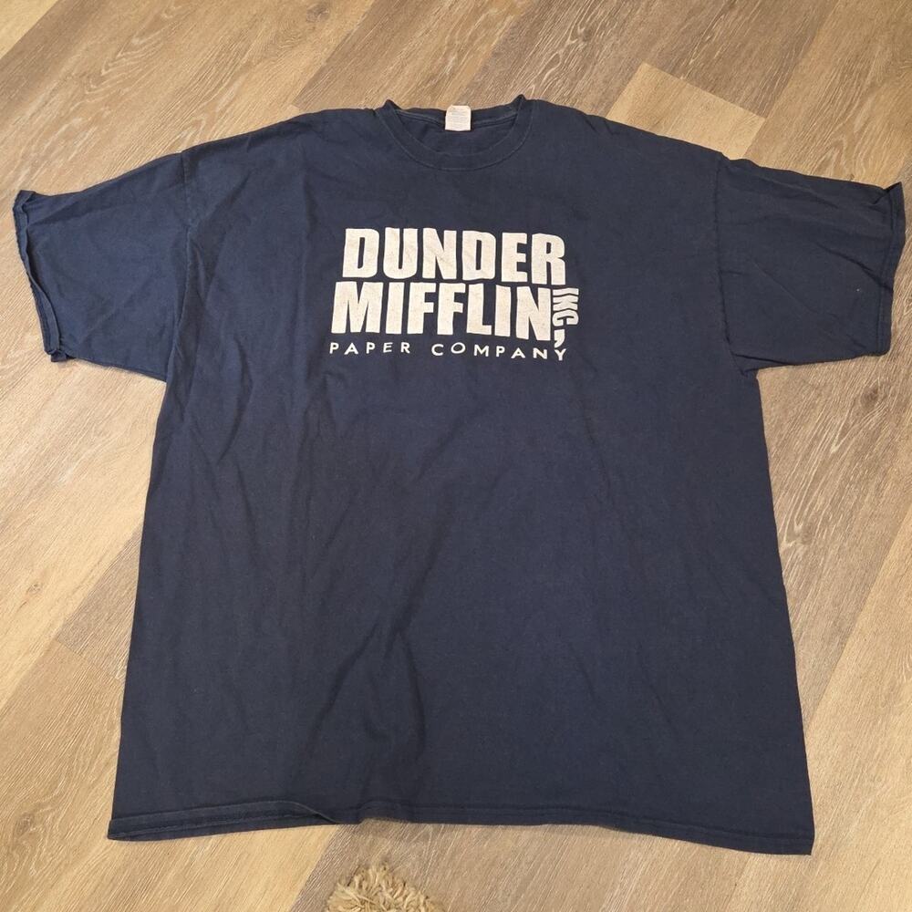 The Office Dunder Mifflin Inc. Shirt 4XLTall Paper Company Graphic Tee Men’s